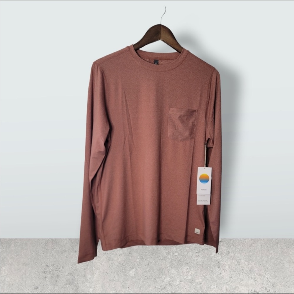Vuori Men's Long Sleeve Tradewind Performance Tee small